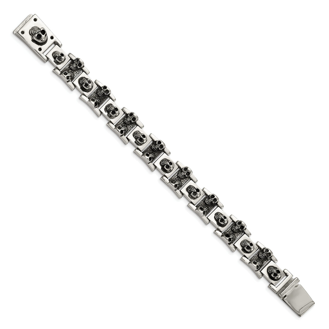 Stainless Steel Skull Bracelet