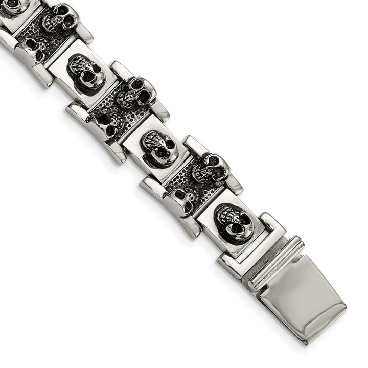 Stainless Steel Skull Bracelet