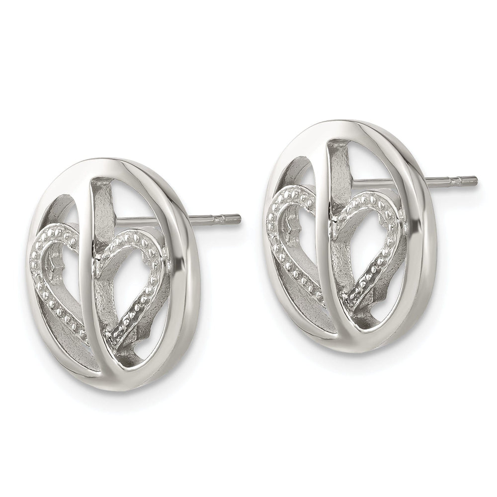 Stainless Steel Cubic Zirconia Earrings