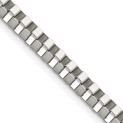 Stainless Steel Box Chain 4MM at $ 21.38 only from Jewelryshopping.com