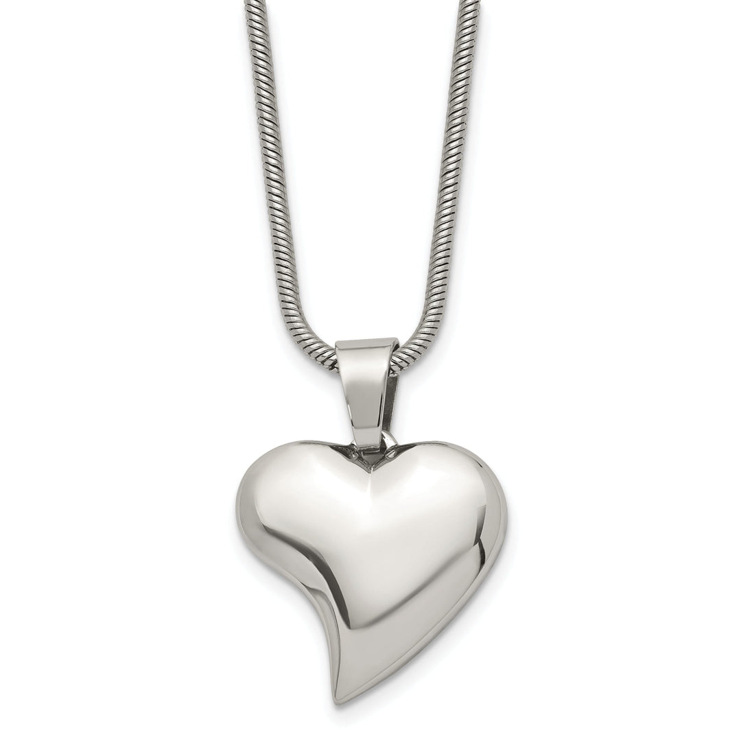 Stainless Steel Heart Pendant Necklace