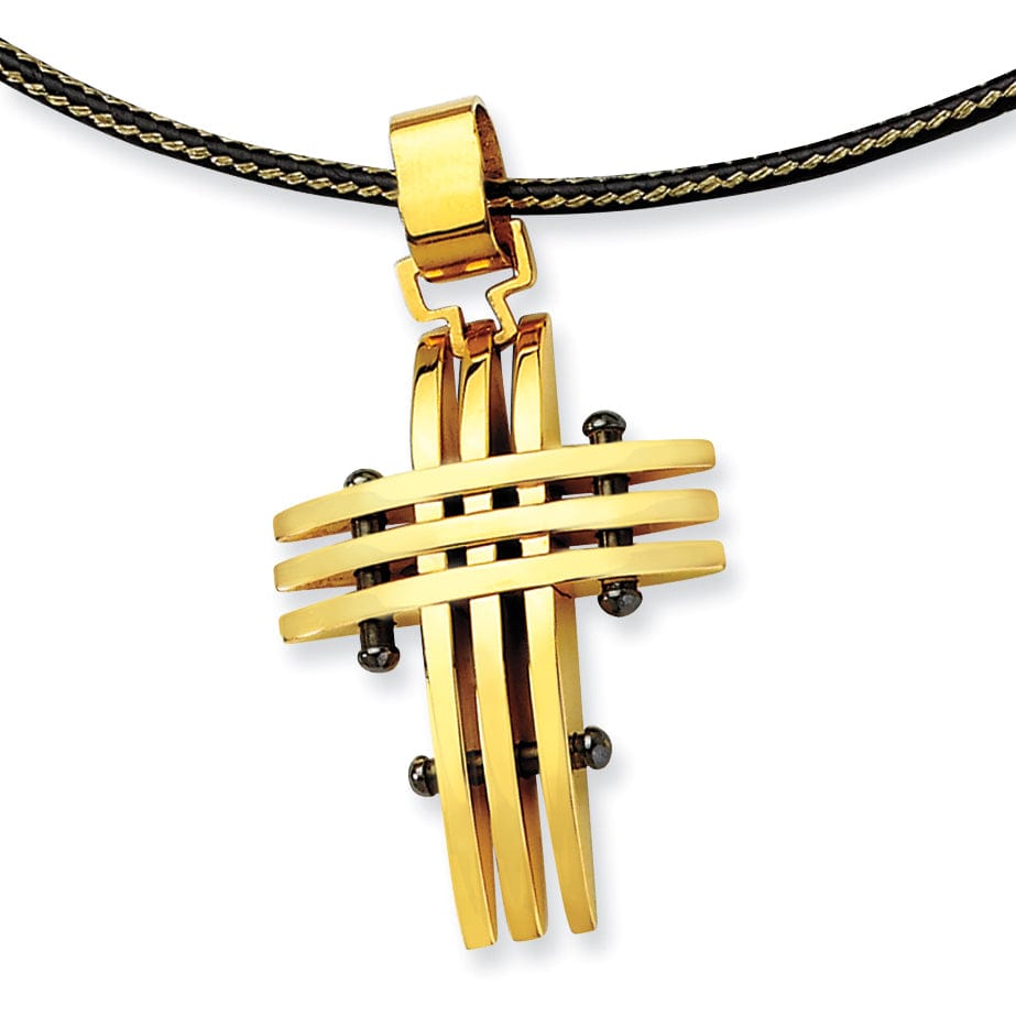 Stainless Steel Cross Pendant Necklace