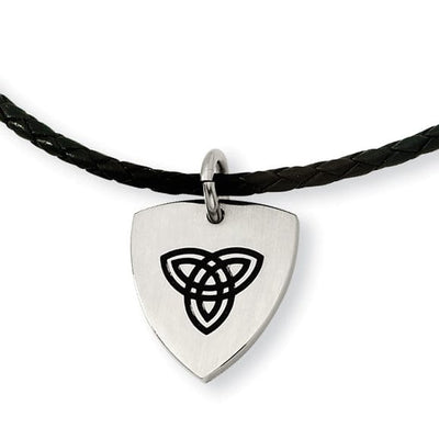 Stainless Steel Trinity Pendant Necklace at $ 13.64 only from Jewelryshopping.com