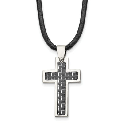 Stainless Steel Cross Necklace at $ 32.78 only from Jewelryshopping.com