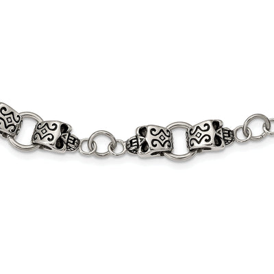 Stainlesss Steel Skull Necklace