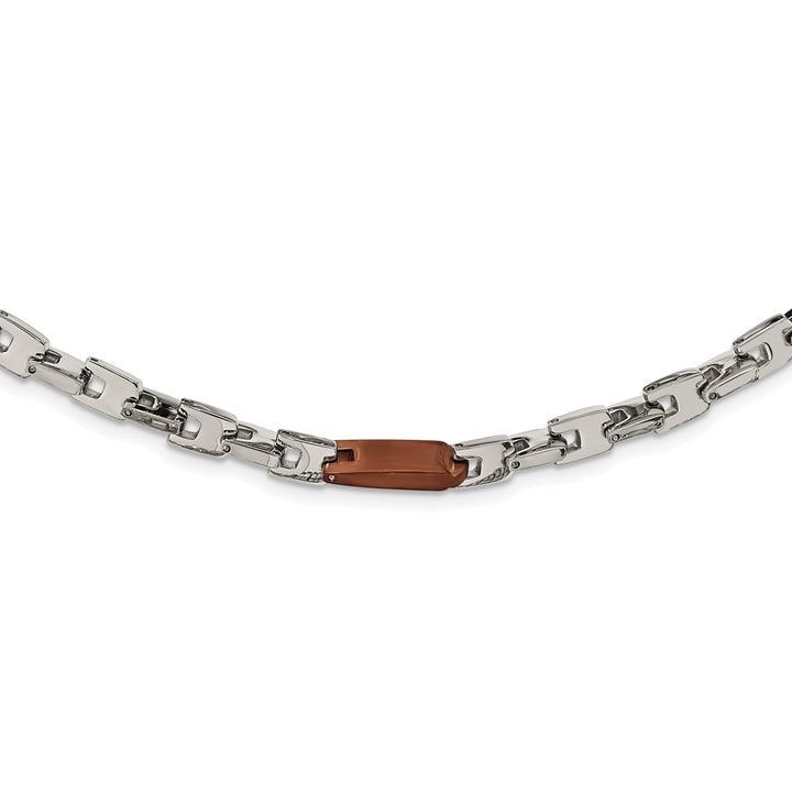 Stainless Steel Chocolate color IP-plated Necklace