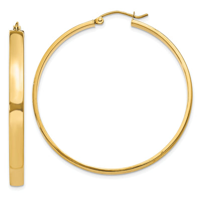 14k Yellow Gold Polished Hoop Earring at $ 444.69 only from Jewelryshopping.com
