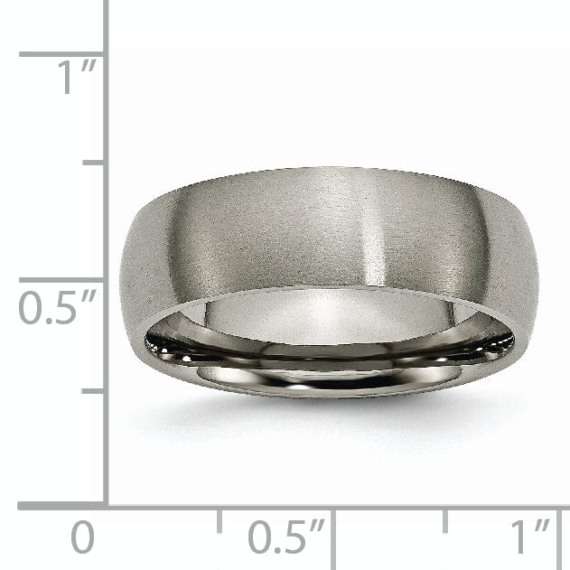 Titanium Brushed 7MM Band