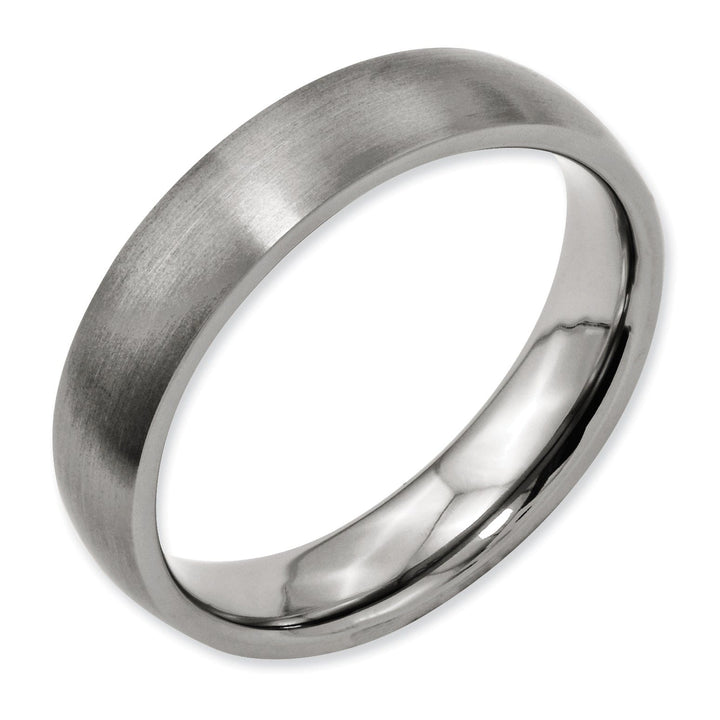 Titanium Brushed Comfort Fit Wedding Band