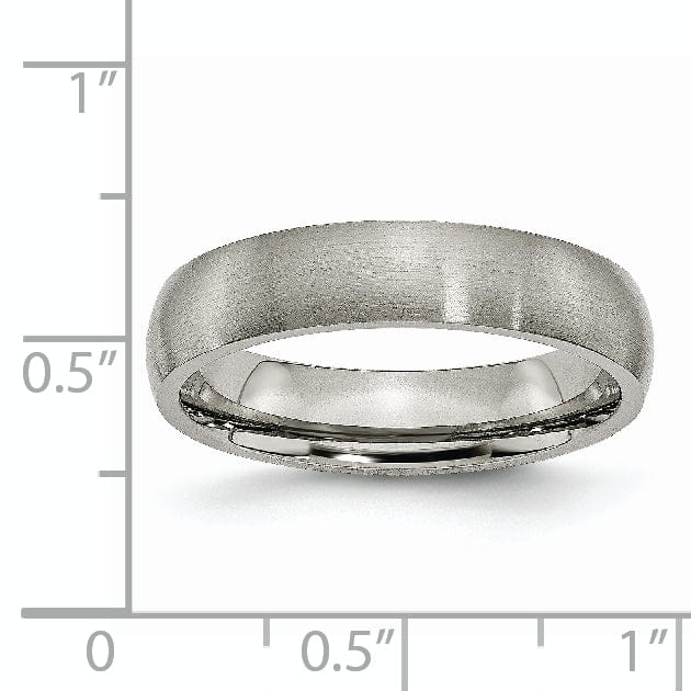 Titanium Brushed Comfort Fit Wedding Band