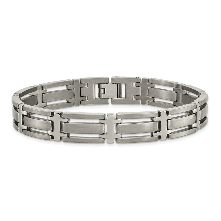 Titanium Brushed Polished Hypoallergenic Bracelet