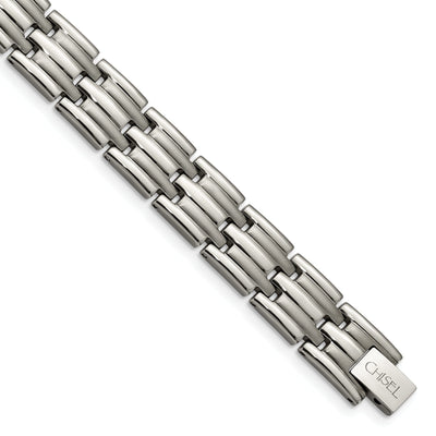 Titanium Brushed Polished Hypoallergenic Bracelet