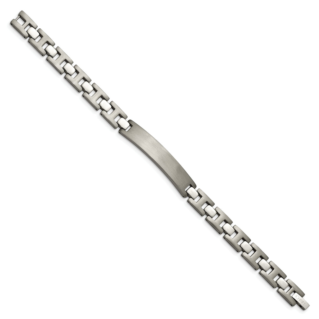 Titanium Brushed I.D Hypoallergenic Bracelet