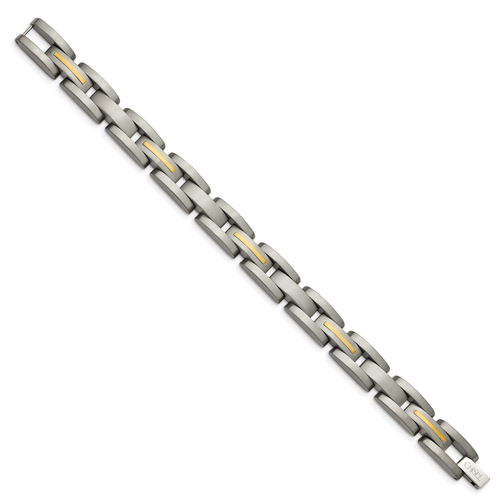 Titanium 14k Gold Plating Hypoallergenic Bracelet