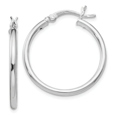 Sterling Silver Polished Hinged Hoop Earrings at $ 22.76 only from Jewelryshopping.com