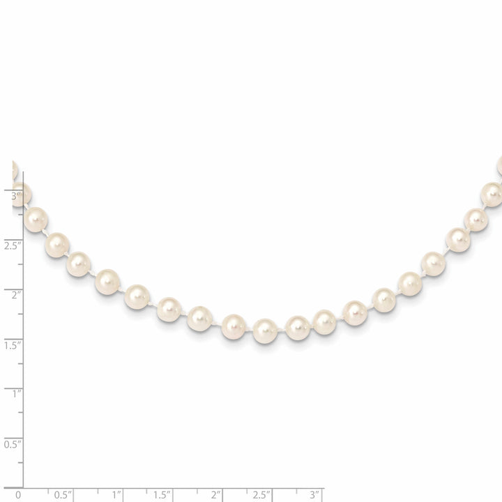 14k Gold White Freshwater Cultured Pearl Necklace