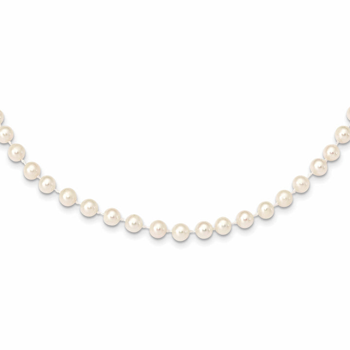 14k Gold White Freshwater Cultured Pearl Necklace