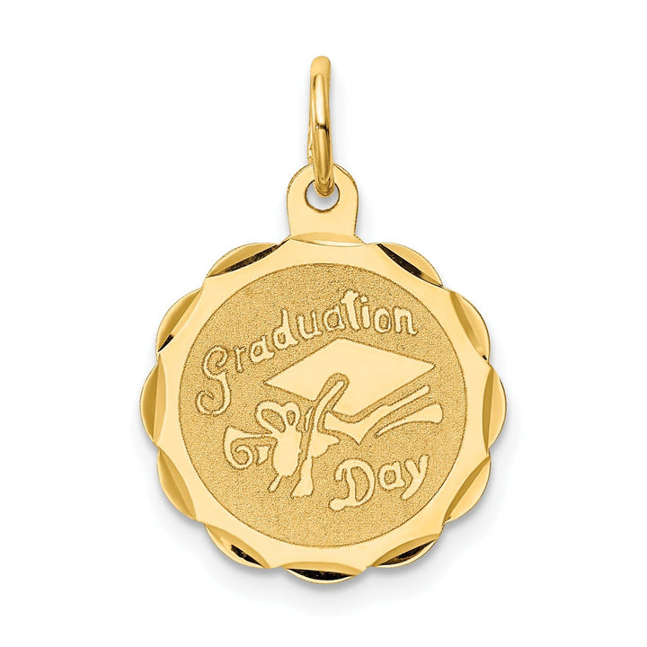 14k Yellow Gold Graduation Day Charm