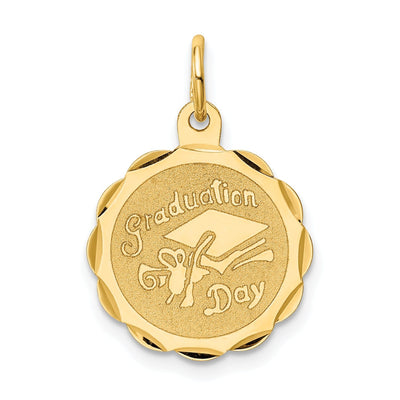 14k Yellow Gold Graduation Day Charm at $ 82.96 only from Jewelryshopping.com