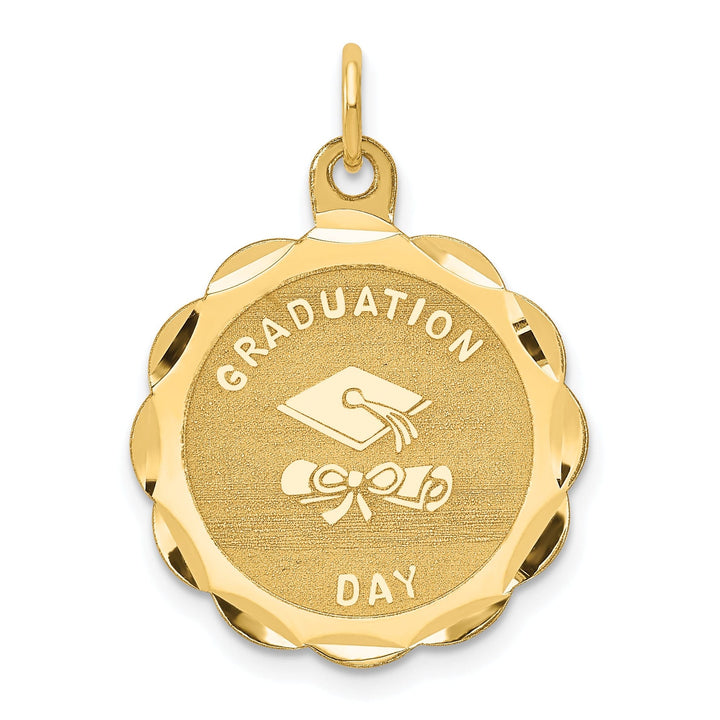 14k Yellow Gold Graduation Day Charm