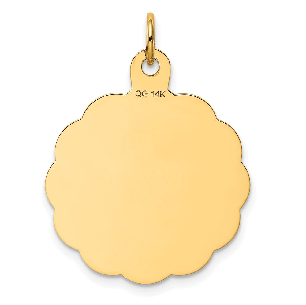 14k Yellow Gold Wedding Bells Charm Pendant