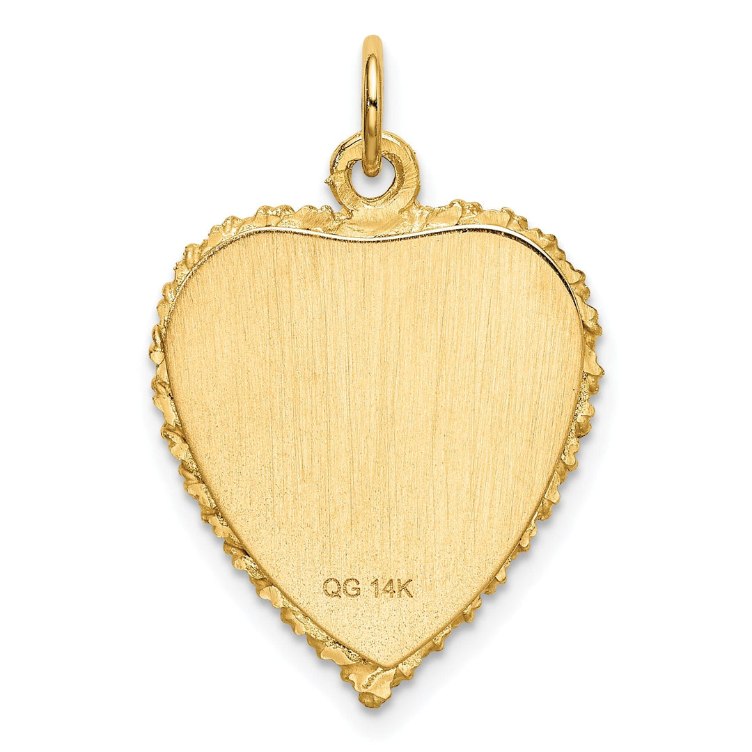 14k Yellow Gold Happy 50th Anniversary Charm