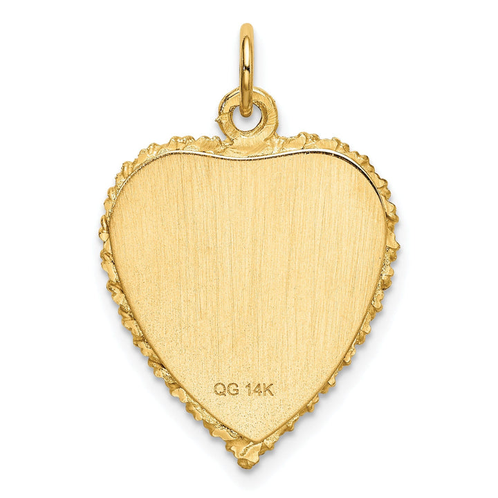 14k Yellow Gold Happy 50th Anniversary Charm