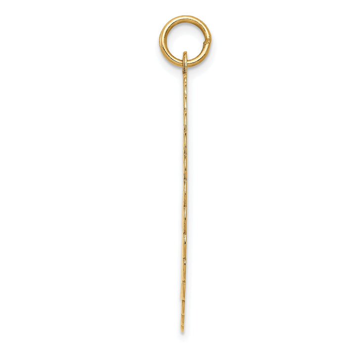 14k Yellow Gold Happy 50th Anniversary Charm