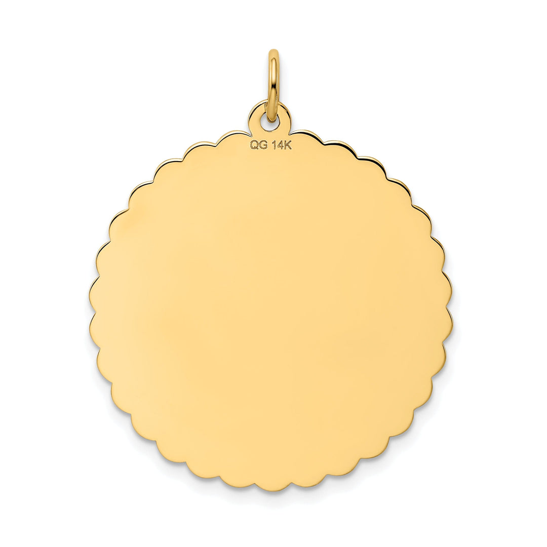 14k Yellow Gold Happy 50th Anniversary Charm