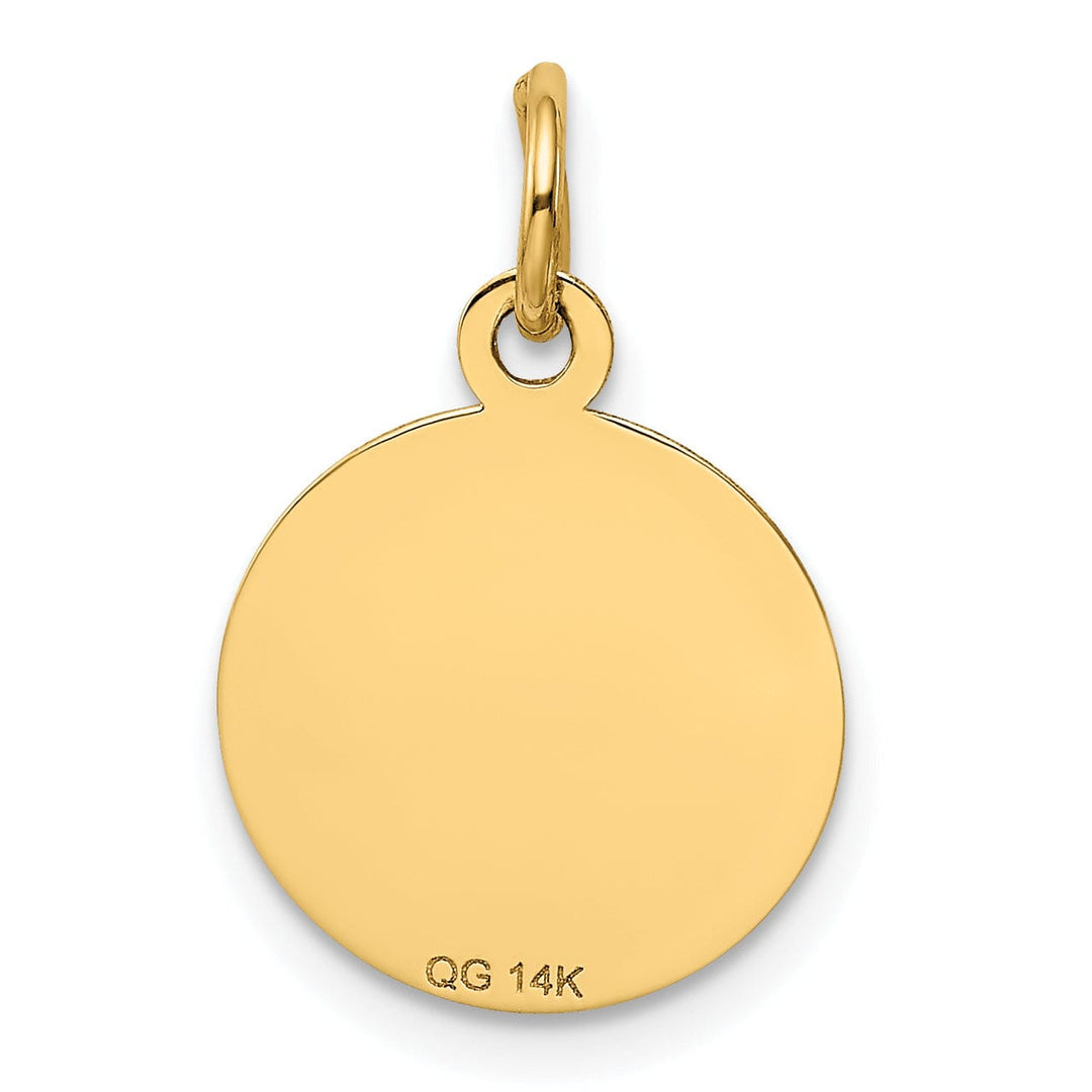 14k Yellow Gold Graduation Day Charm