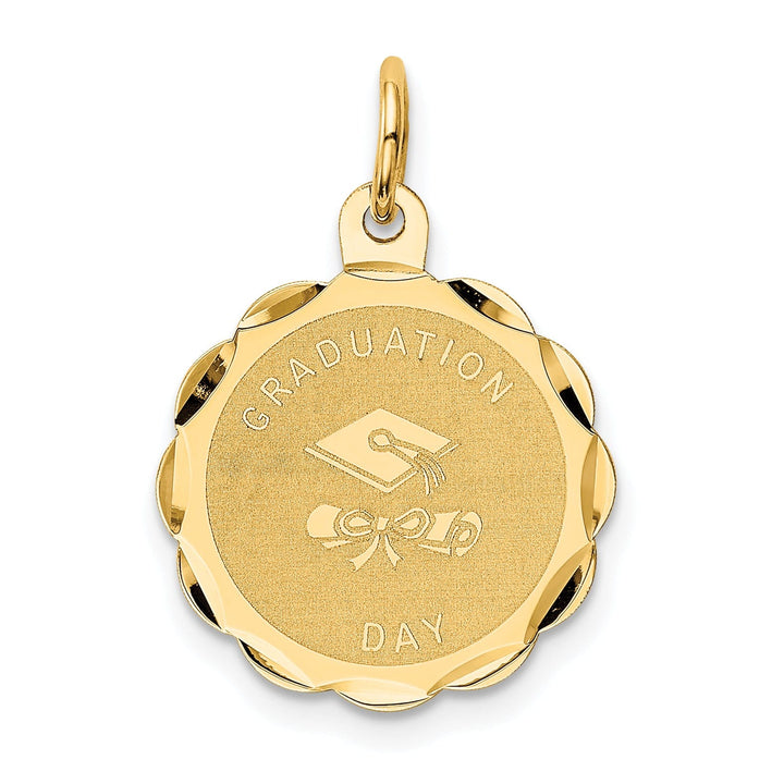 14k Yellow Gold Graduation Day Charm