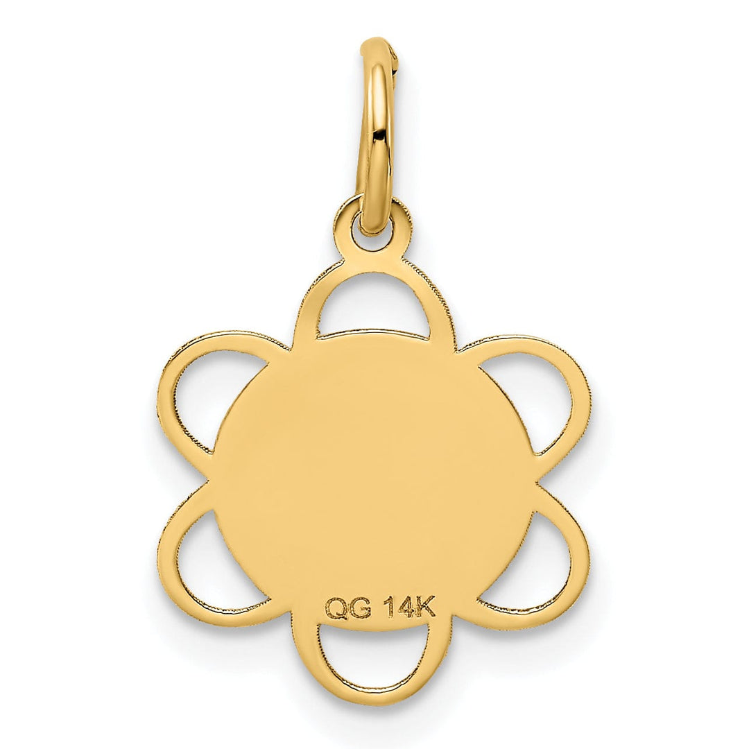 14k Yellow Gold Graduation Day Charm