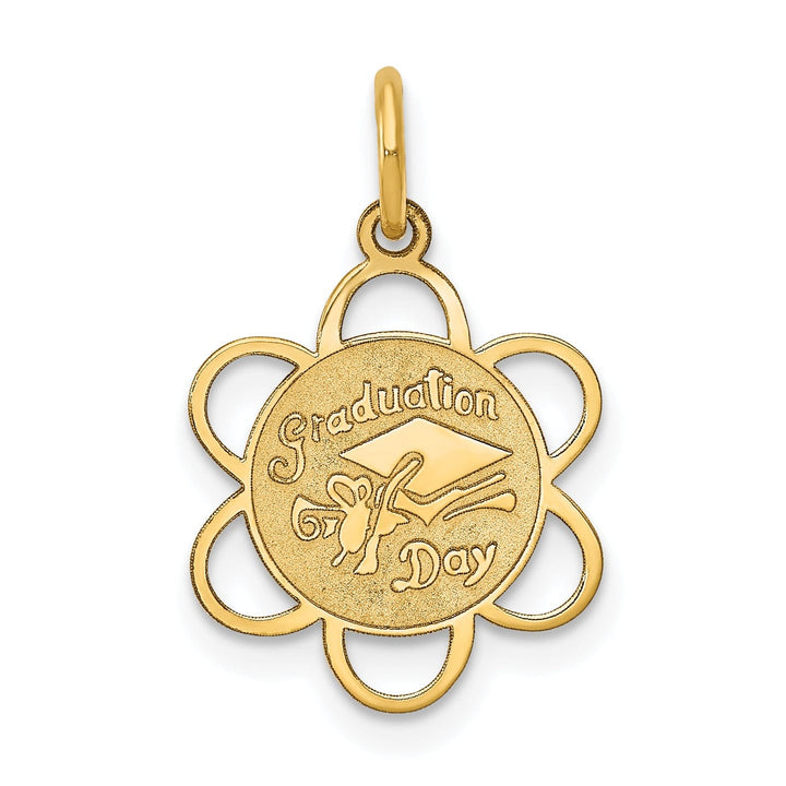 14k Yellow Gold Graduation Day Charm