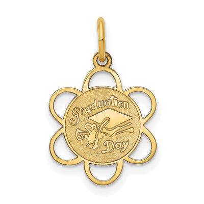 14k Yellow Gold Graduation Day Charm at $ 57.42 only from Jewelryshopping.com