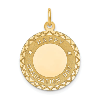 14k Yellow Gold Happy Graduation Day Charm at $ 149.89 only from Jewelryshopping.com