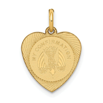 14k Yellow Gold Holy Communion Medal Pendant. at $ 84.72 only from Jewelryshopping.com