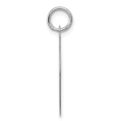 14k White Gold Polished Finish Flat Back Golden Retriever Dog Engravable Disc Round Shape Charm Pendant at $ 148.43 only from Jewelryshopping.com