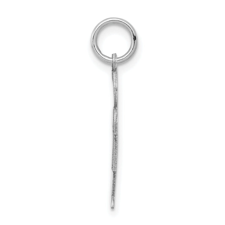 14k White Gold Boy With Hat Hugs Charm