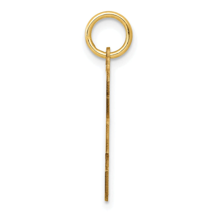 14k Yellow Gold Stars Stripes Girl Joy Charm
