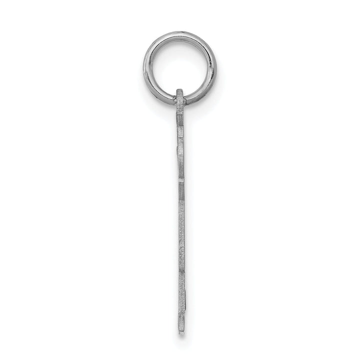 14k White Gold Heart Boy With Hat Love Charm