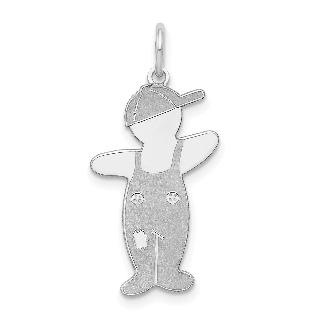 Sterling Silver Spunky Cuddle Charm Pendant