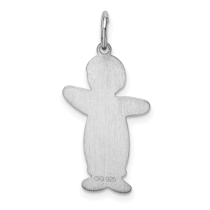 Sterling Silver Mommas Boy Cuddle Charm Pendant