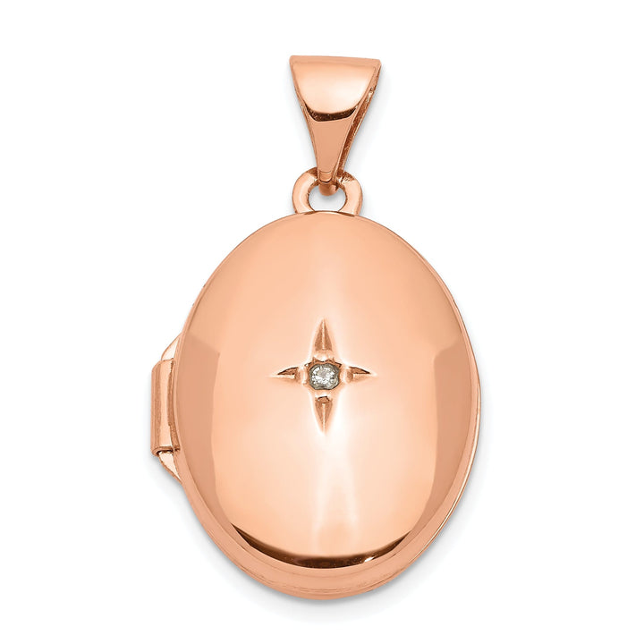 Rose Gold Diamond Locket