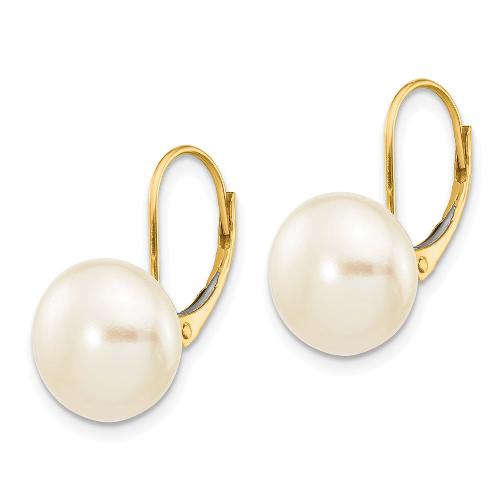 14k Yellow Gold Freshwater Pearl Earring