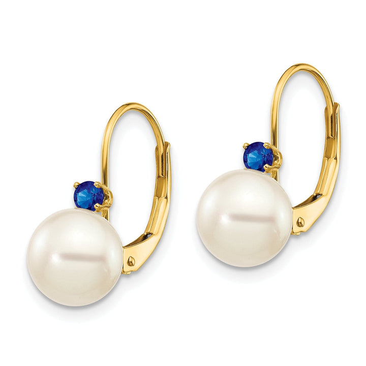 14k Yellow Gold Freshwater Pearl Earring