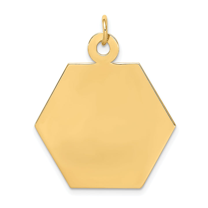 14k Yellow Gold Medical Alert Pendant