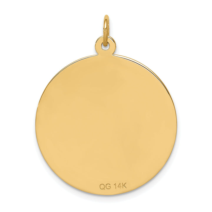 14k Yellow Gold Medical Alert Pendant