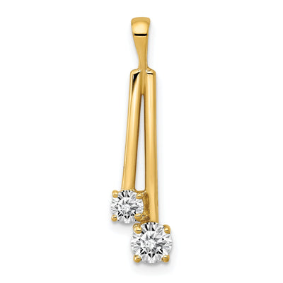 14k Yellow Gold Fancy Diamond Pendant at $ 1089.26 only from Jewelryshopping.com