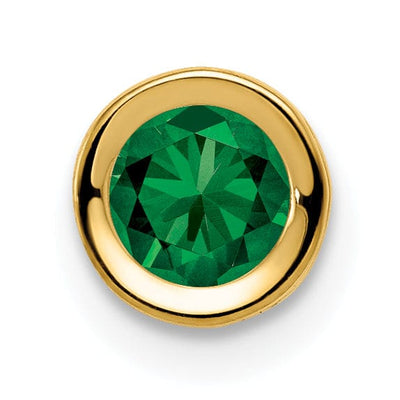 14k Yellow Gold Round Bezel Pendant at $ 43.28 only from Jewelryshopping.com