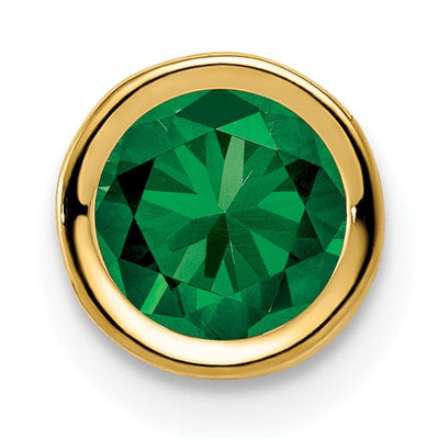 14k Yellow Gold Mount St. Helens Bezel Pendant at $ 60.2 only from Jewelryshopping.com